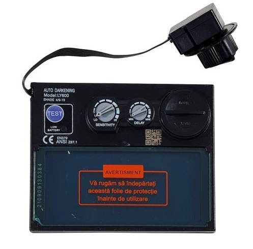 Ecran cu filtru optic si cristale lichide pentru masca sudura automata LY-600A, Clasa 1112, 110x90mm, ProWELD