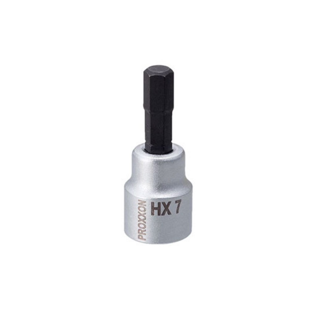 Cheie HEX, Proxxon 23579, 7mm, cu prindere 3/8