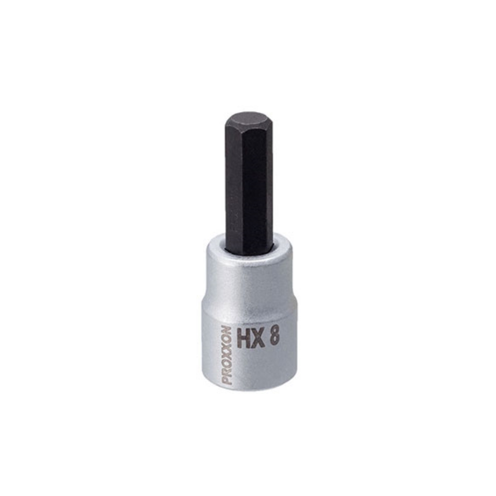 Cheie HEX, Proxxon 23580, 8mm, cu prindere 3/8
