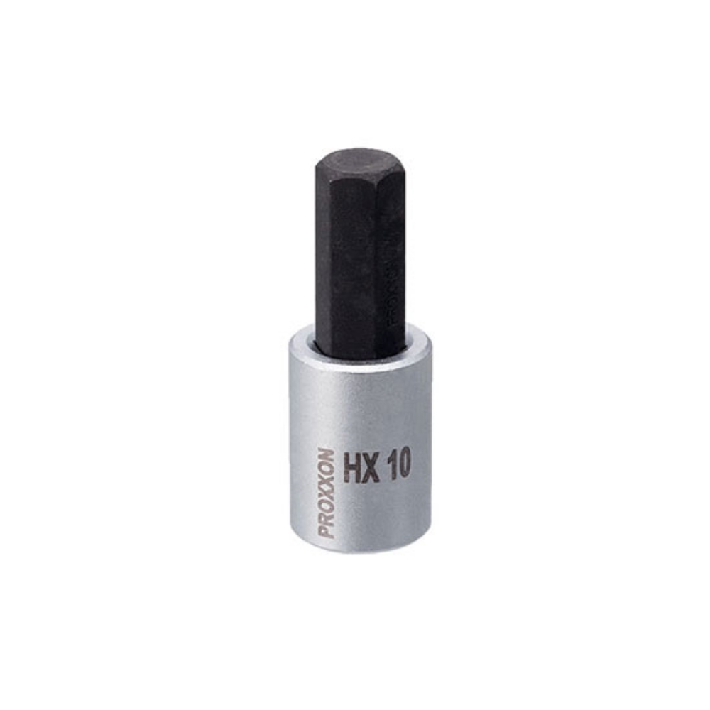 Cheie HEX, Proxxon 23581, 10mm, cu prindere 3/8