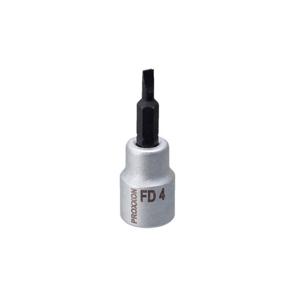 Varf surubelnita drept de 4mm, Proxxon 23591, cu prindere 3/8