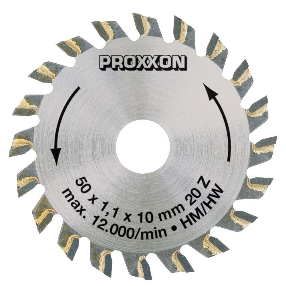 Disc debitor cu dinti din tungsten, Proxxon 28017, 50mm, 20 dinti