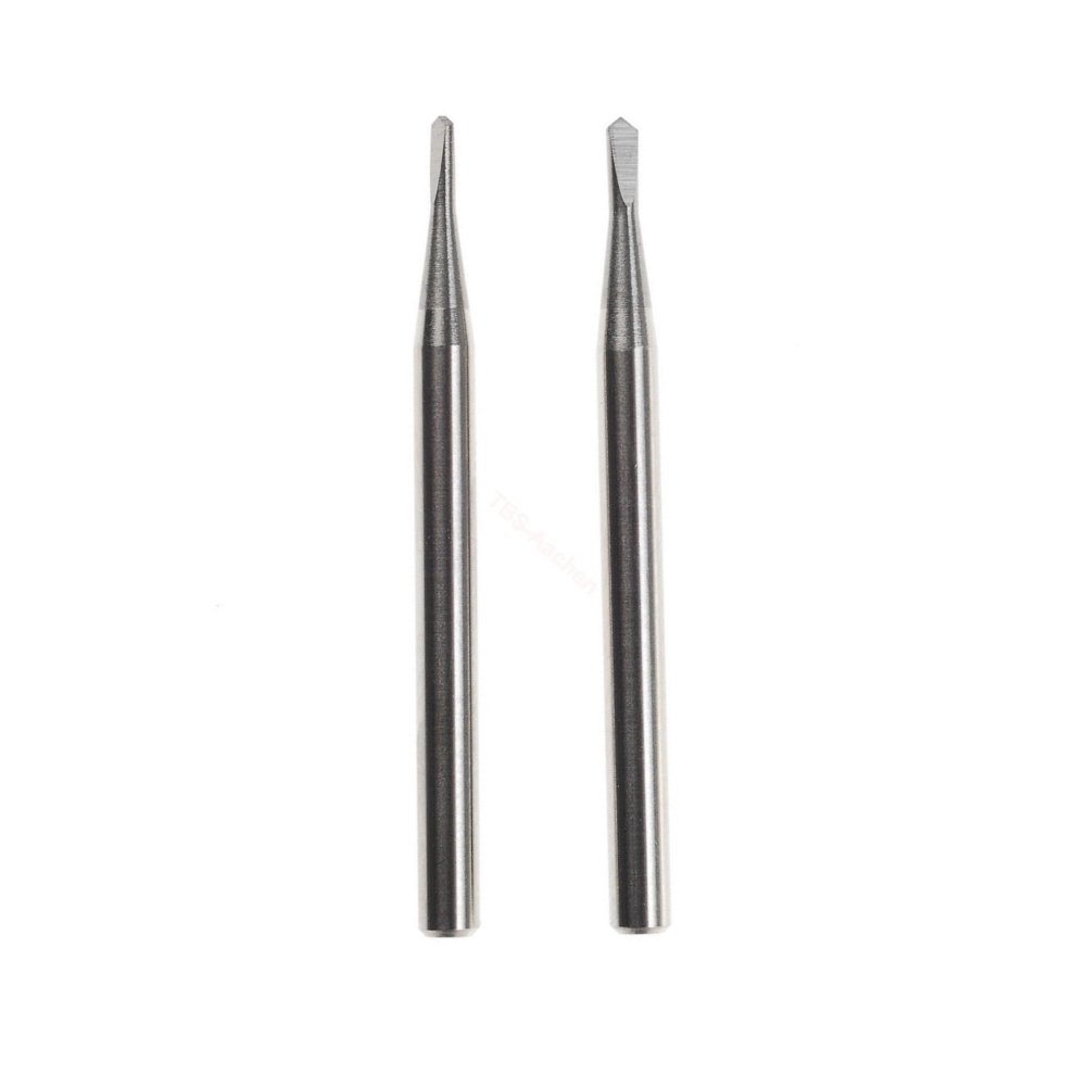Set burghie din Tungsten-Carbid, Proxxon 28320,  1.0 si 1.2mm