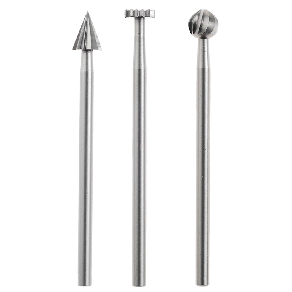 Set 3 freze din aliaj de otel-wolfram-vanadiu, Proxxon 28720