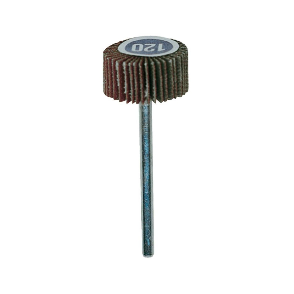 Perie abraziva cu tija, ax 3mm, 20x10mm, GR120, Proxxon 28984