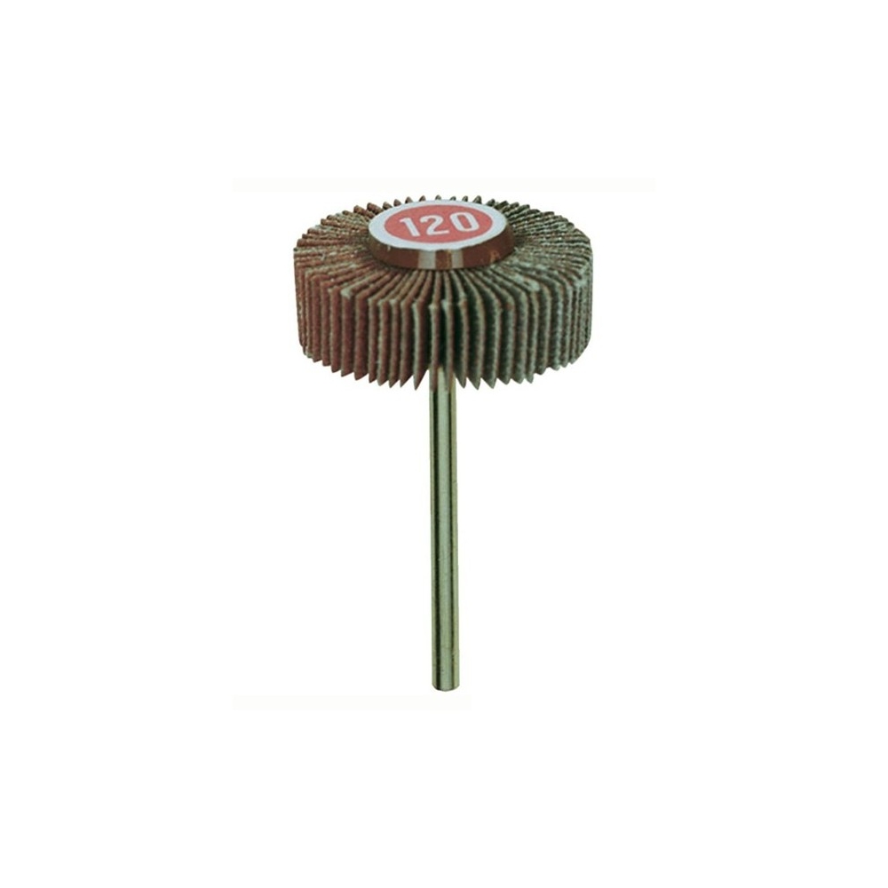 Perie abraziva cu tija, ax 3mm, 30x10mm, GR120,  Proxxon 28985