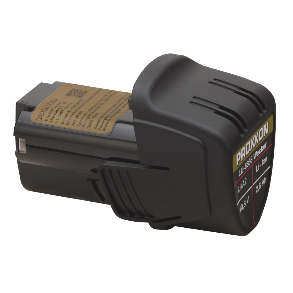 Proxxon 29896, Acumulator Li-Ion, 10.8V, 2.6Ah, Li/A2, pentru toate masinile Proxxon MICROMOT cu acumulator