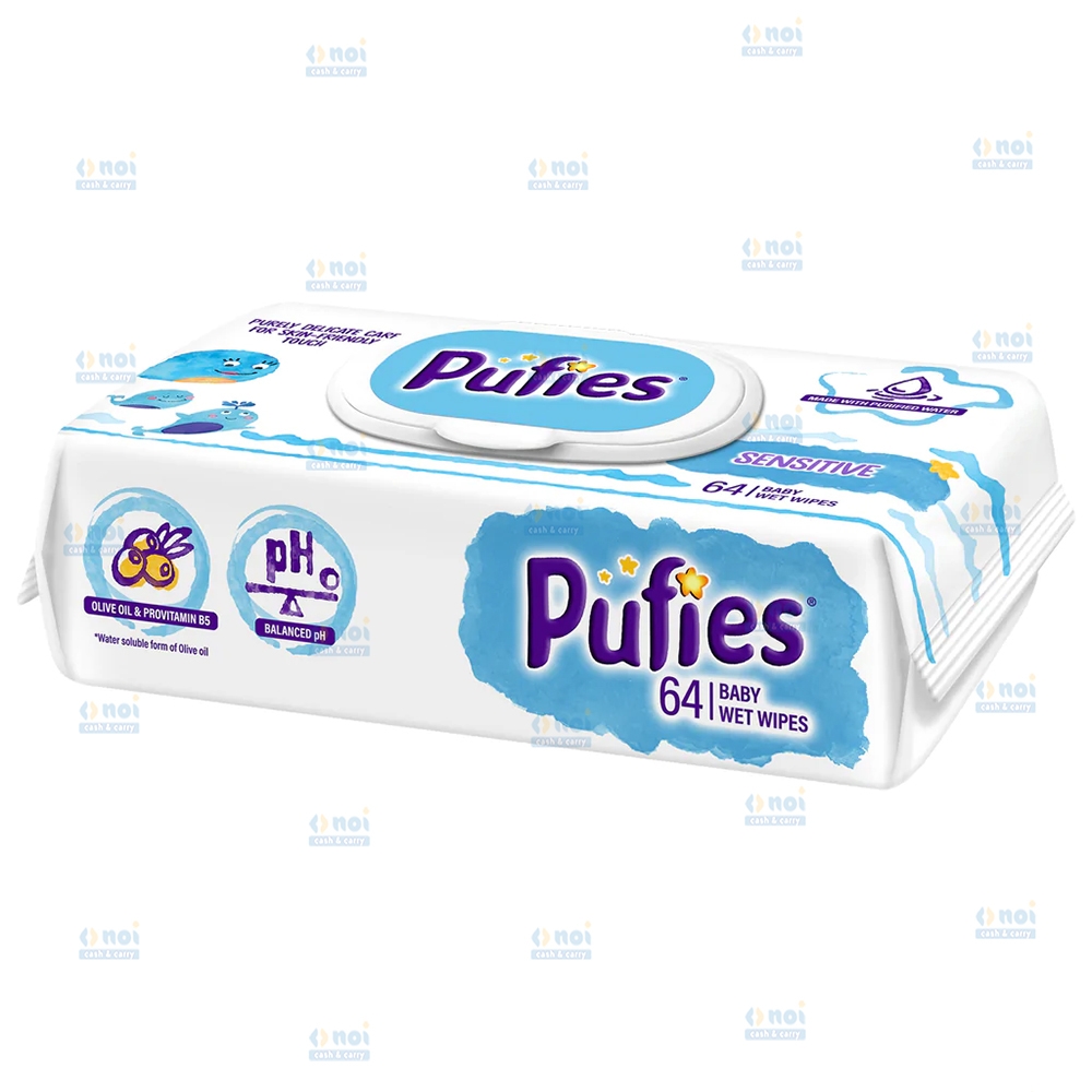PUFIES SERVETELE UMEDE SENSITIVE 64BUC