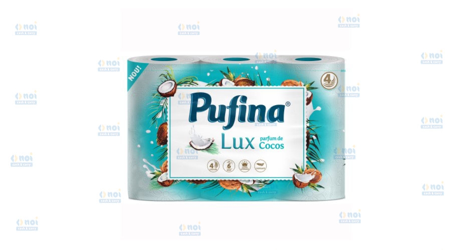 PUFINA LUX HARTIE IGIENICA COCOS 4STR 6ROLE
