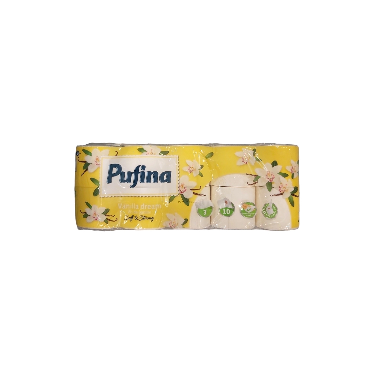 PUFINA LUX HARTIE IGIENICA VANILIE 3STR 10ROLE/SET