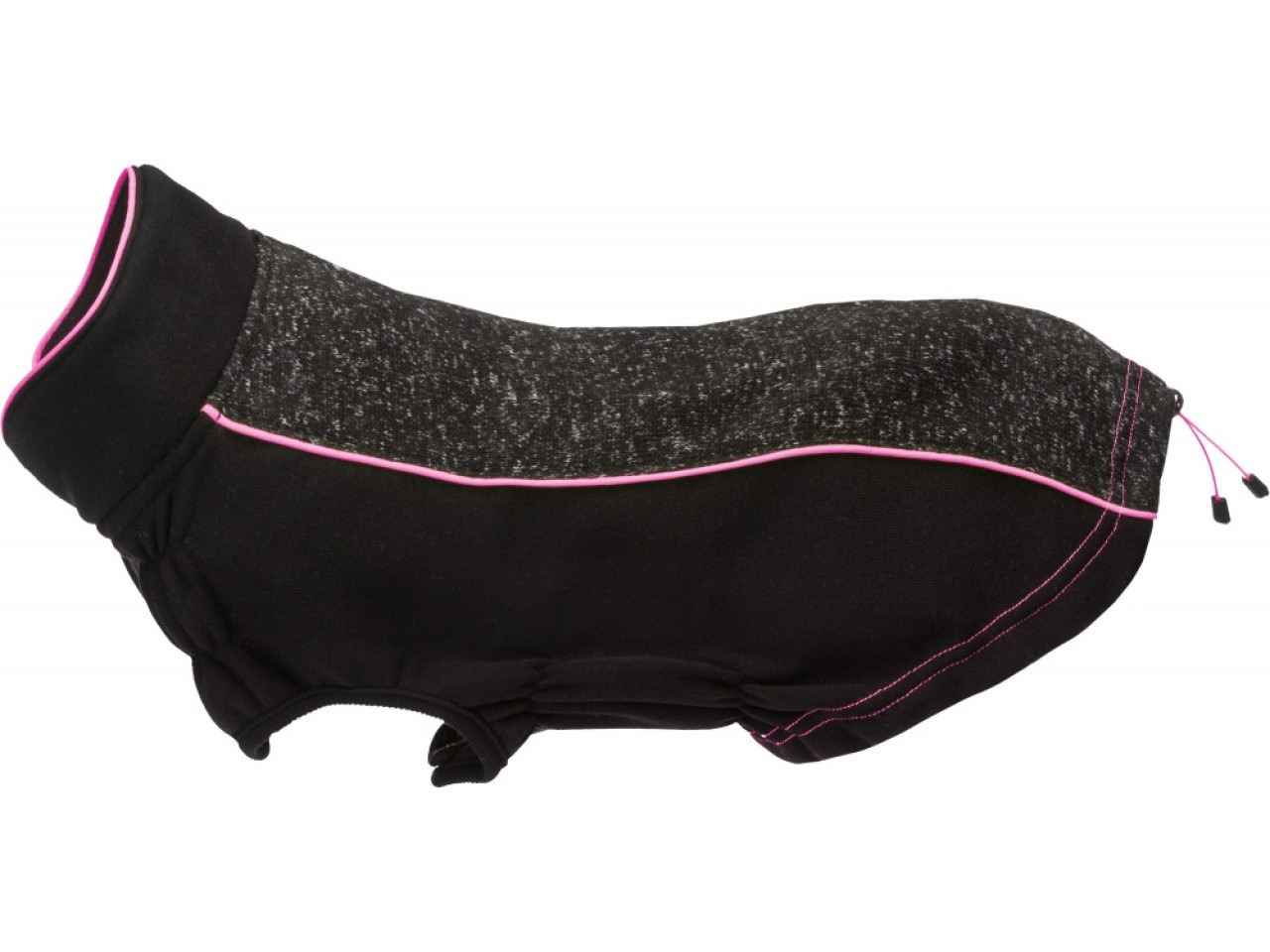 Trixie Pulover Hudson, S: 36 cm, Negru/Roz, 680103