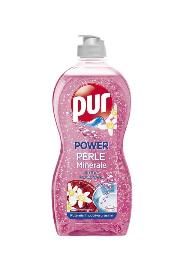 Pur Power Perle Minerale Rodie & Flori de Portocal Detergent de vase, 450ml