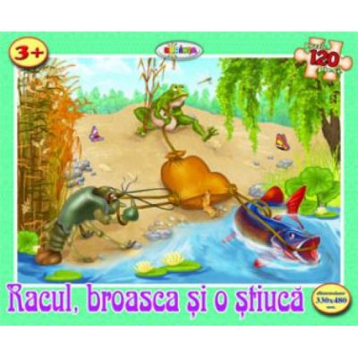 Puzzle Racul, broasca si o stiuca