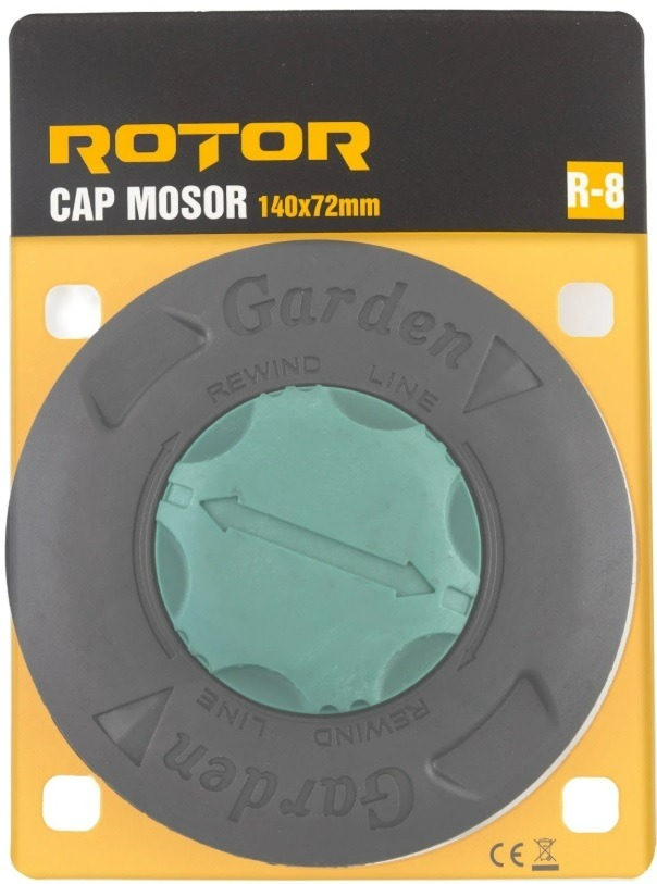 R-8 Cap mosor 140x72 mm cu fir 2.4 mm x 2 m ROTOR
