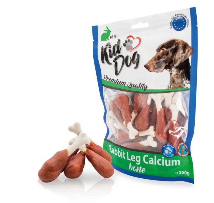 Recompense Pentru Caini, Oscioare Calciu Cu Iepure, 250 g, A04829