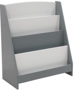 Raft depozitare carti, gri, MDF, U-Grow