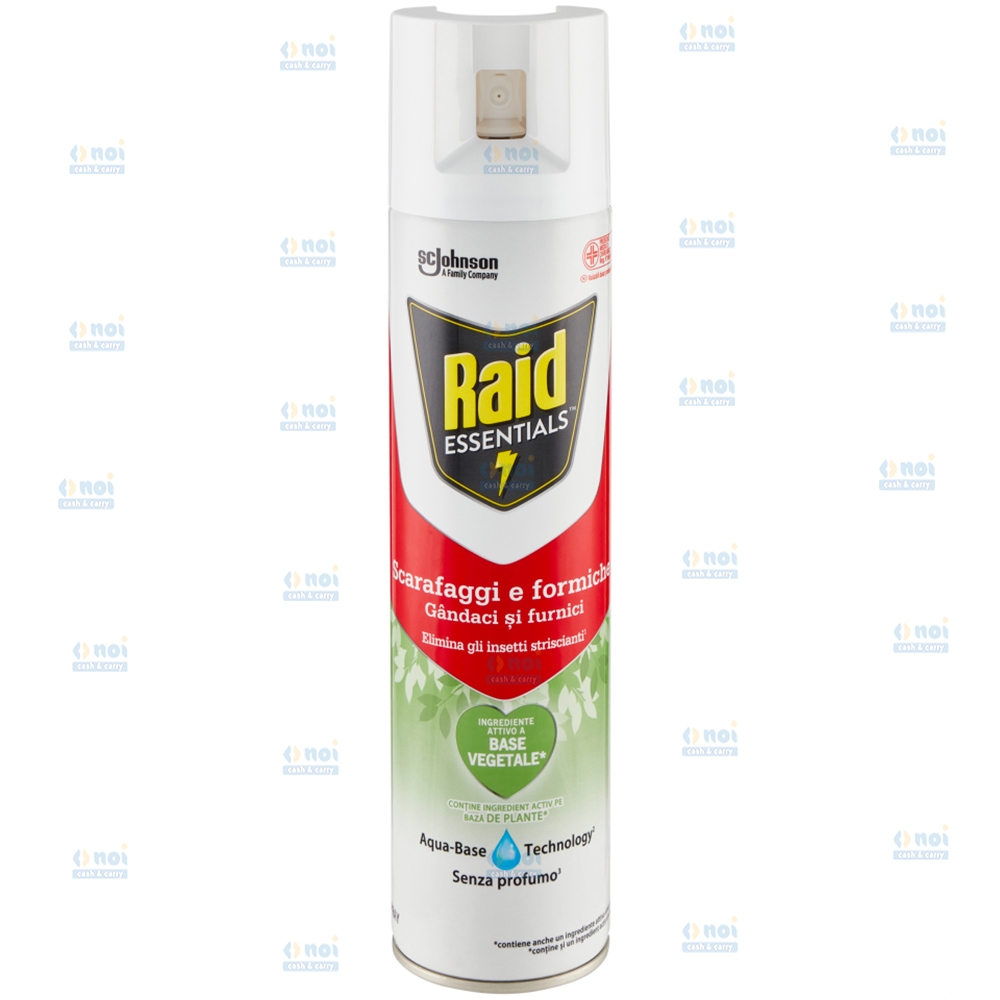 RAID ESSENTIAL INSECTICID SPRAY GANDACI&FURNICI 400ML
