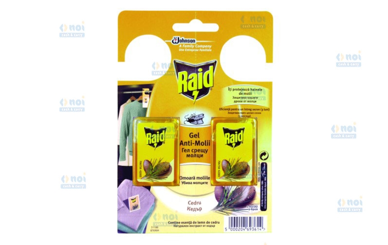 RAID GEL ANTIMOLII CEDRU 2X3G