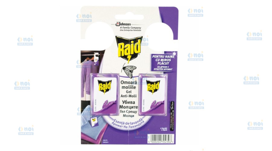 RAID GEL ANTIMOLII LAVANDA 2X3G