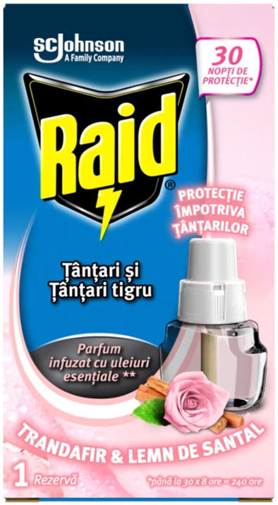 RAID REZERVA LICHIDA IMPOTRIVA TANTARILOR 21ML TRANDAFIR