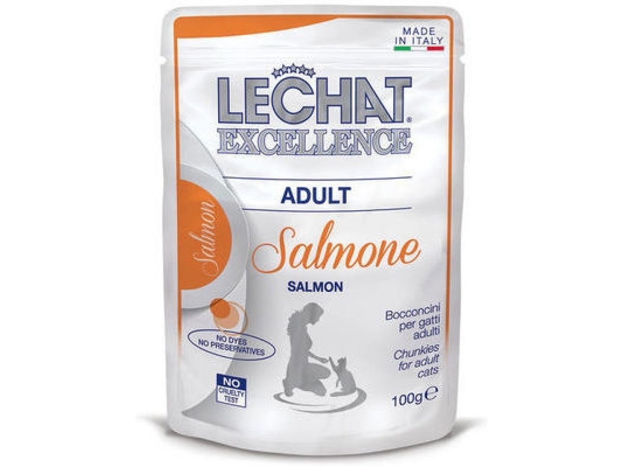 Monge Hrana Umeda Pentru Pisici, LeChat Excellence Adult, Cu Somon, 100 g