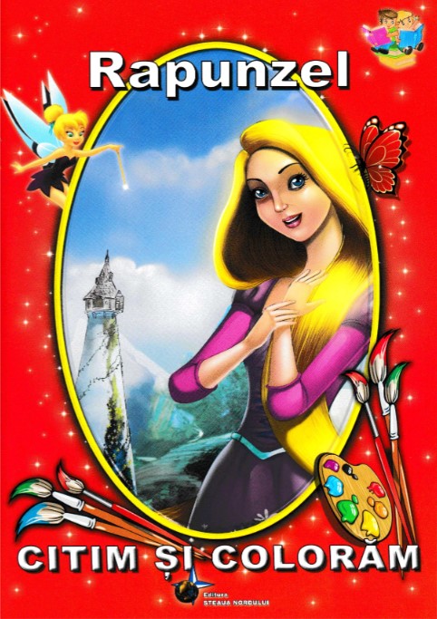 Rapunzel. Citim si coloram