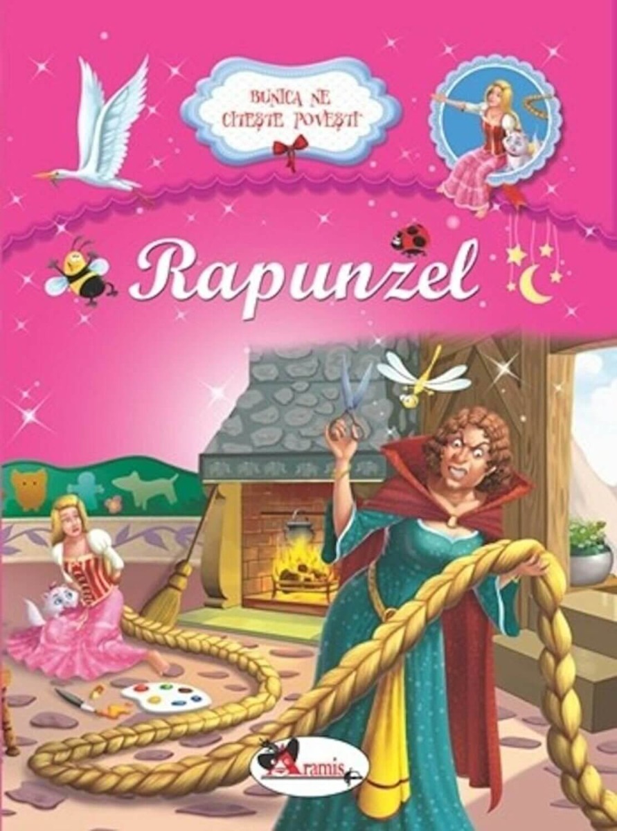 Bunica ne citeste povesti. Rapunzel