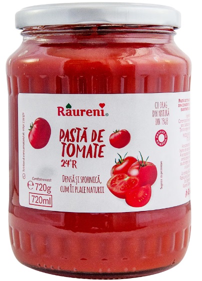 Pasta de tomate, 720g, Raureni
