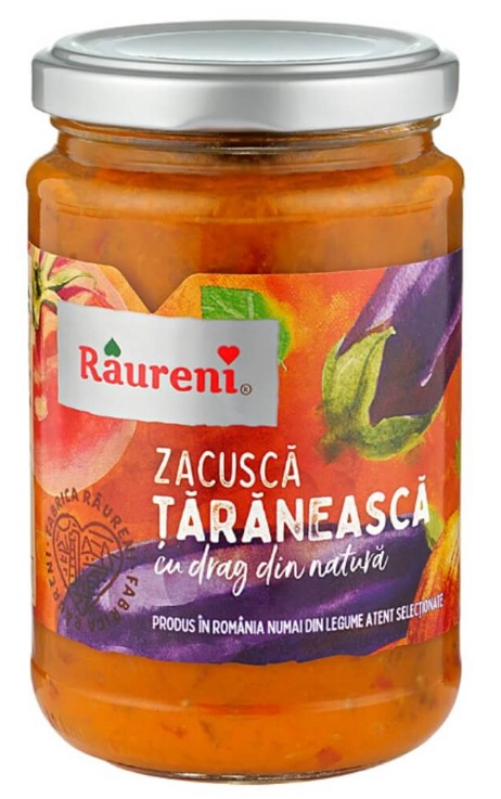 Zacusca taraneasca, 300g, Raureni