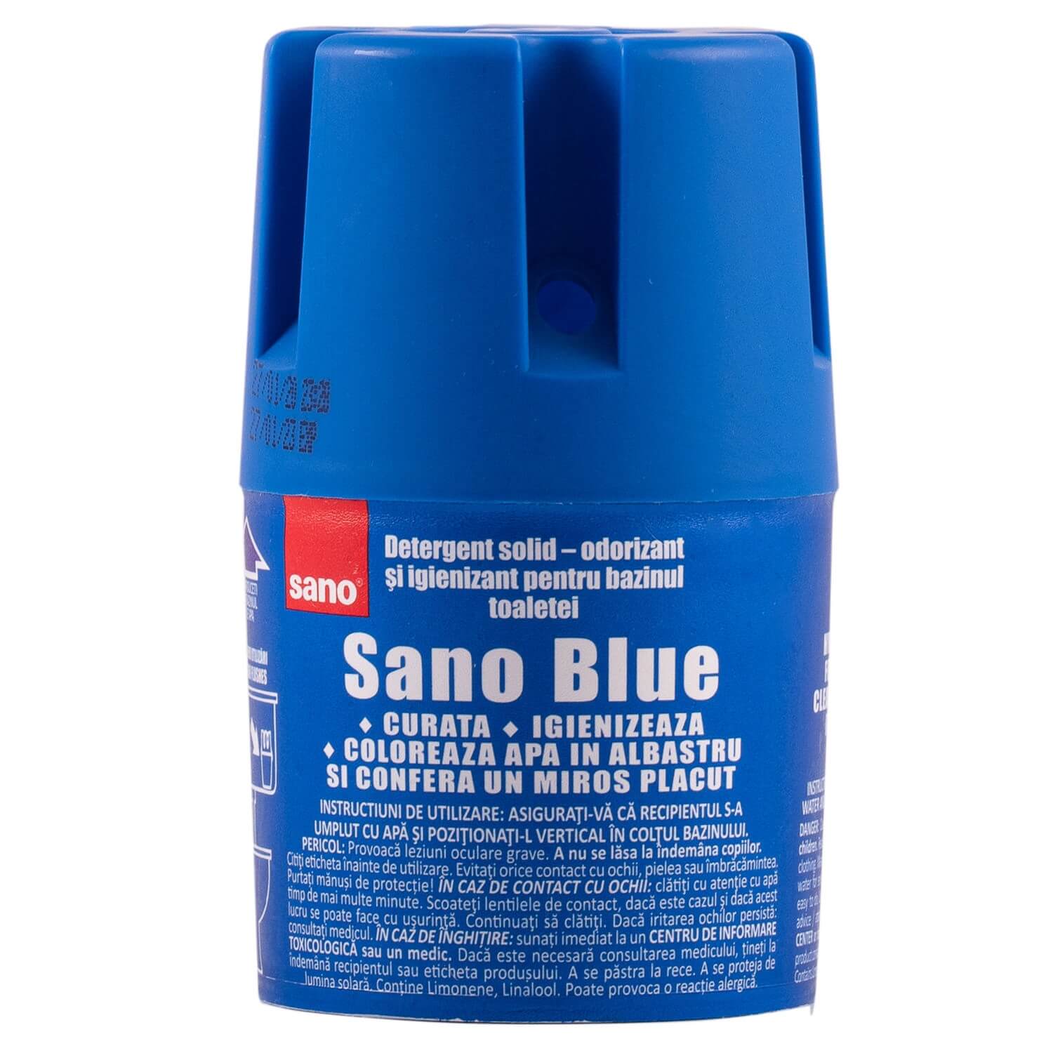 Sano Odorizant solid pentru rezervorul toaletei, Albastru, 150g