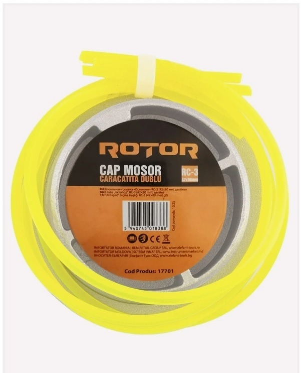 RC-3 Cap mosor caracatita 42x80 mm dublu ROTOR
