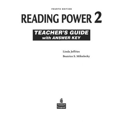 Reading Power 2, Teacher\'s Guide with Answer Key - Linda Jeffries