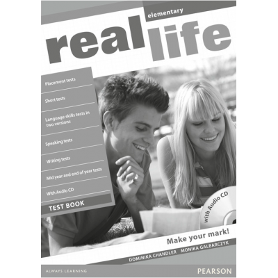 Real Life Global Elementary Test Book and Test Audio CD Pack - Dominika Chandler