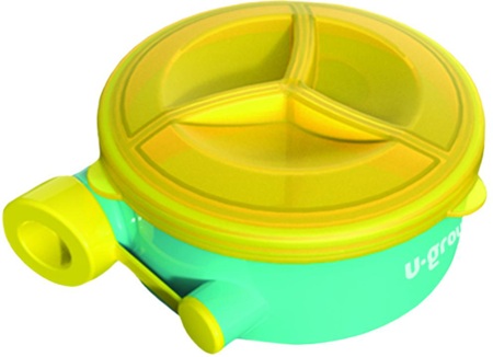 Recipient lapte praf cu 3 compartimente, 250ml, U-Grow