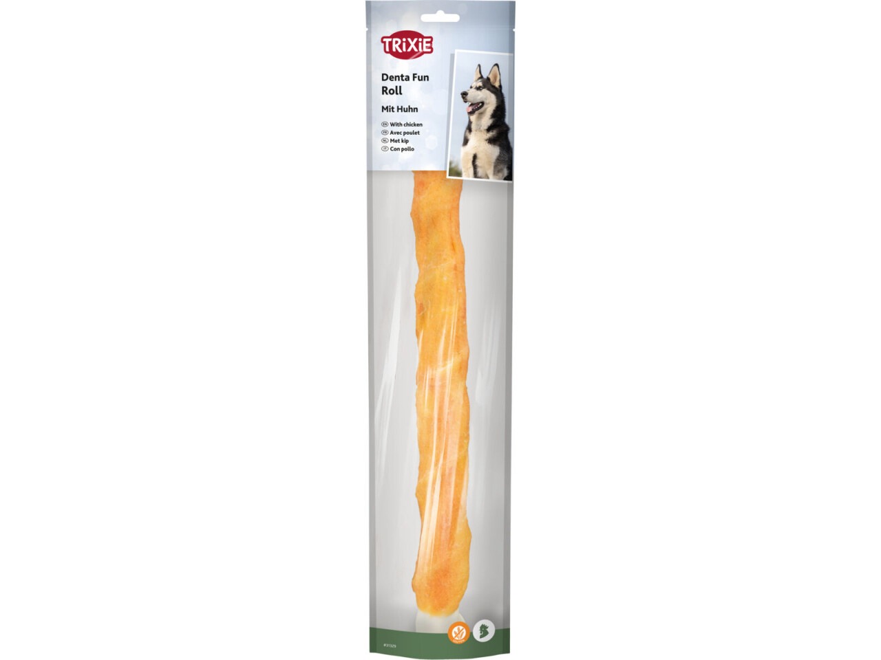 Trixie Recompense Pentru Caini, Denta Fun, Rulouri Cu Pui, 170 g / 40 cm, 31329