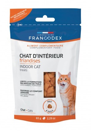 Recompense Antihairball pentru pisici, 65 g, Francodex Snack Cat