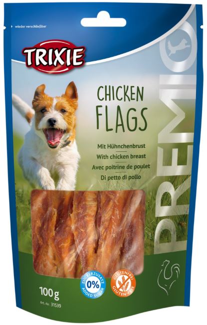 Recompense Pentru Caini, Premio Rulouri Din Piele Cu Pui, 100 g, 31539