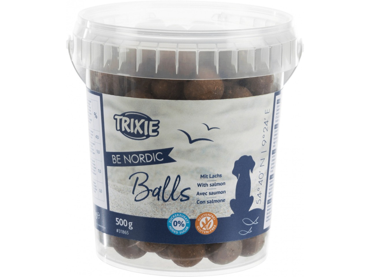 Trixie Recompense Pentru Caini, Be Nordic, Bile Cu Somon, 500 g, 31865