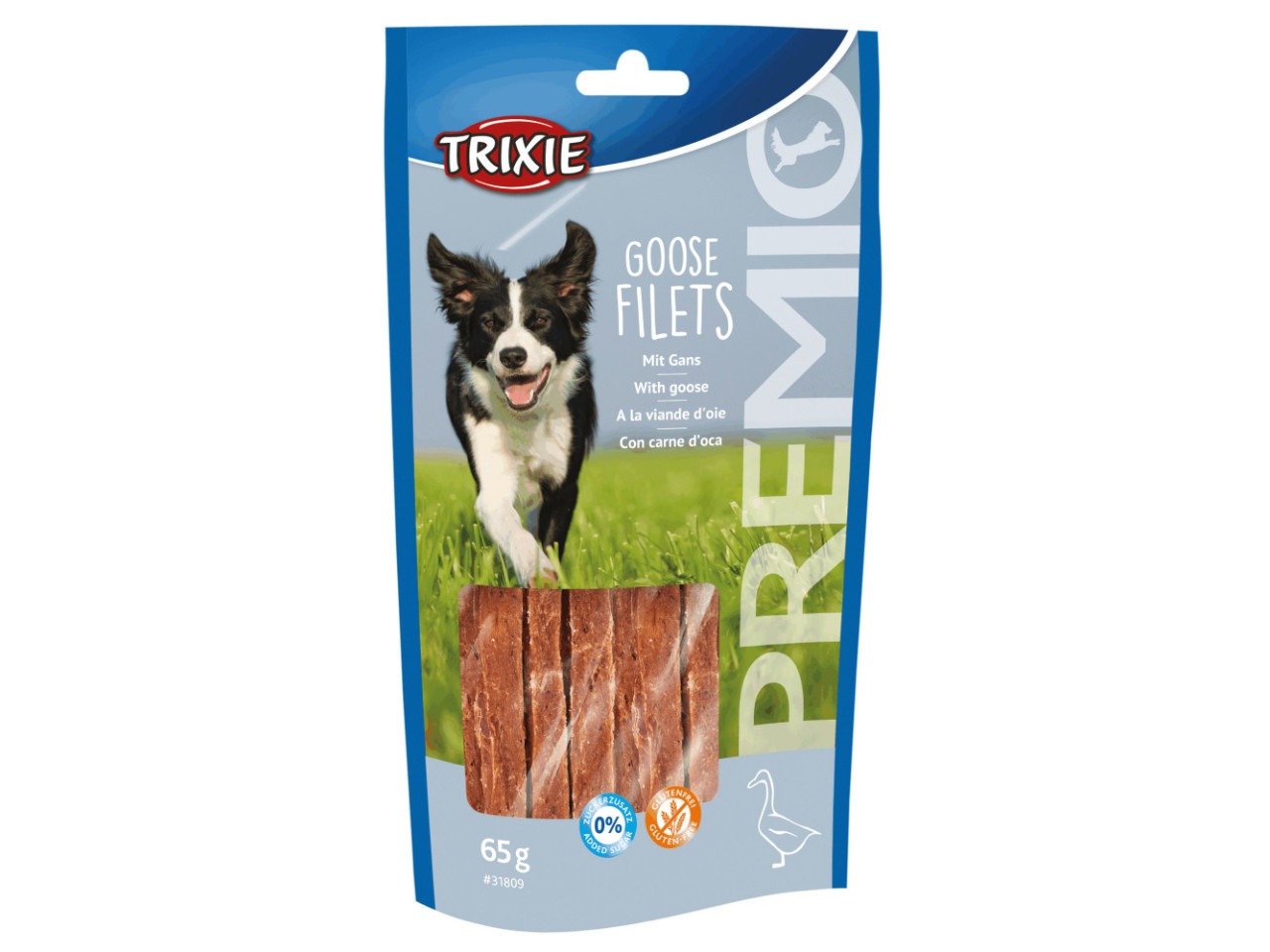 Trixie Recompense Pentru Caini, Premio, Fileuri Cu Gasca, 65 g, 31809