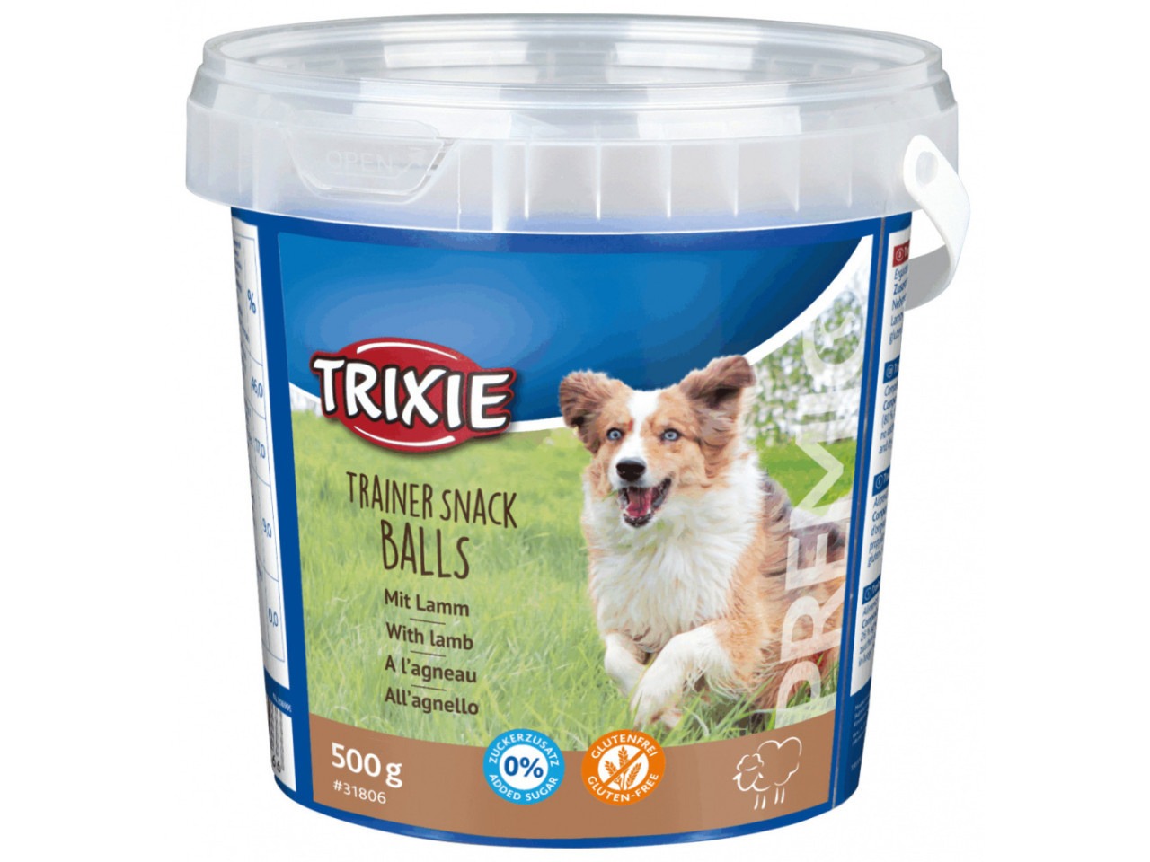 Trixie Recompense Pentru Caini, Premio Trainer, Bile Cu Miel, 500 g, 31806