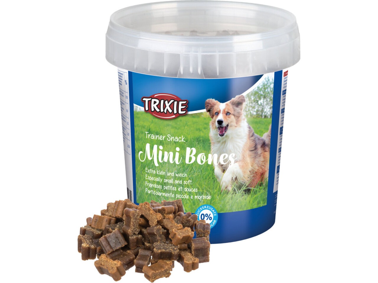 Trixie Recompense Pentru Caini, Trainer, Mini Oase Cu Vita/Miel/Pasare, 500 g, 31523