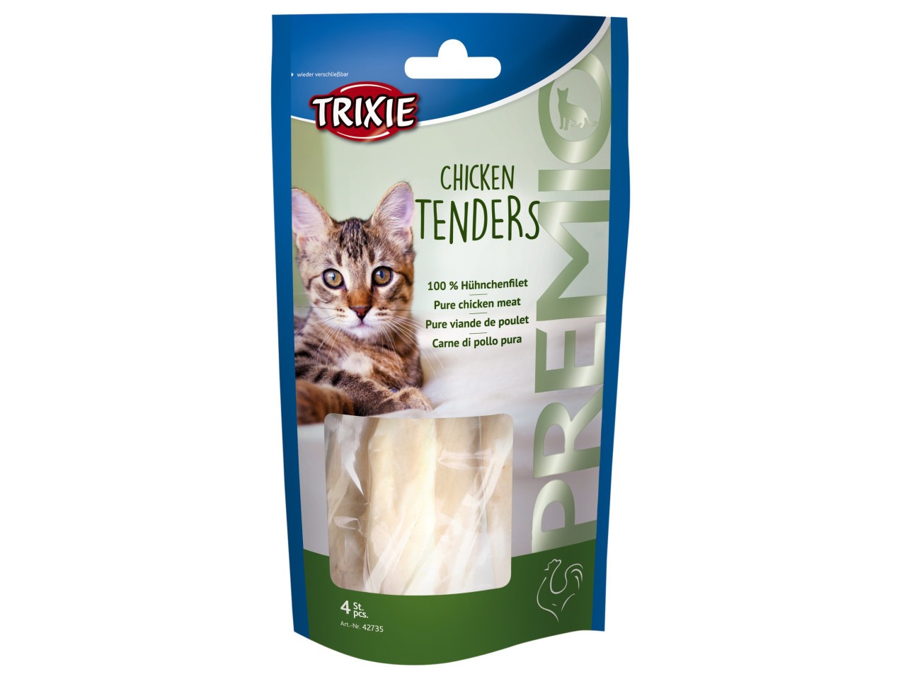 Trixie Recompense Pentru Pisici, Premio, Fileuri De Pui, 4 buc. 42735