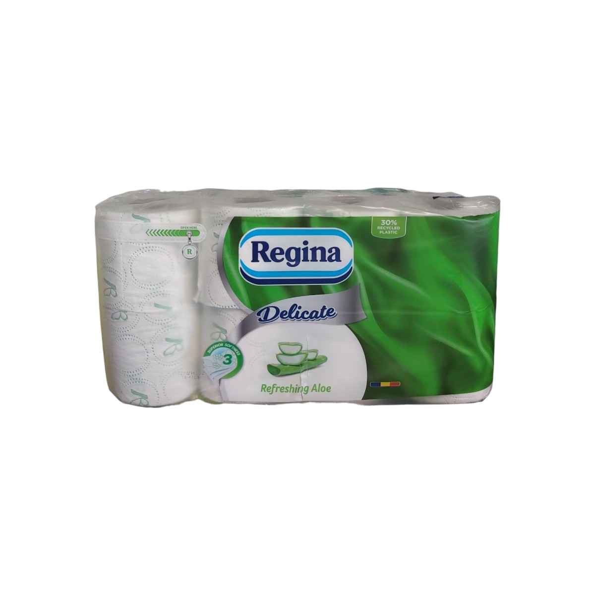 REGINA DELICATE HARTIE IGIENICA ALOE 3STR 8ROLE