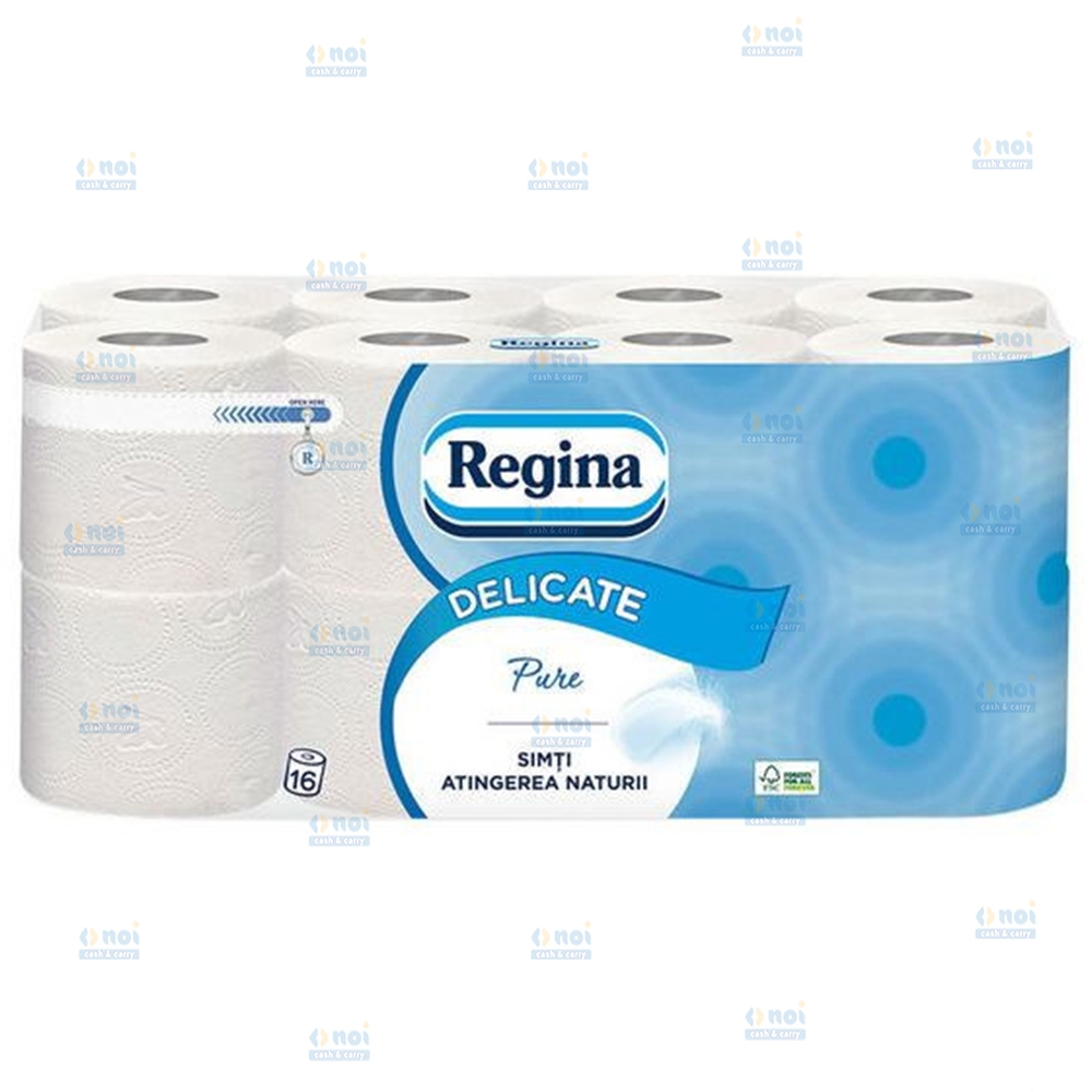 REGINA DELICATE HARTIE IGIENICA  PURE 3STR 16ROLE