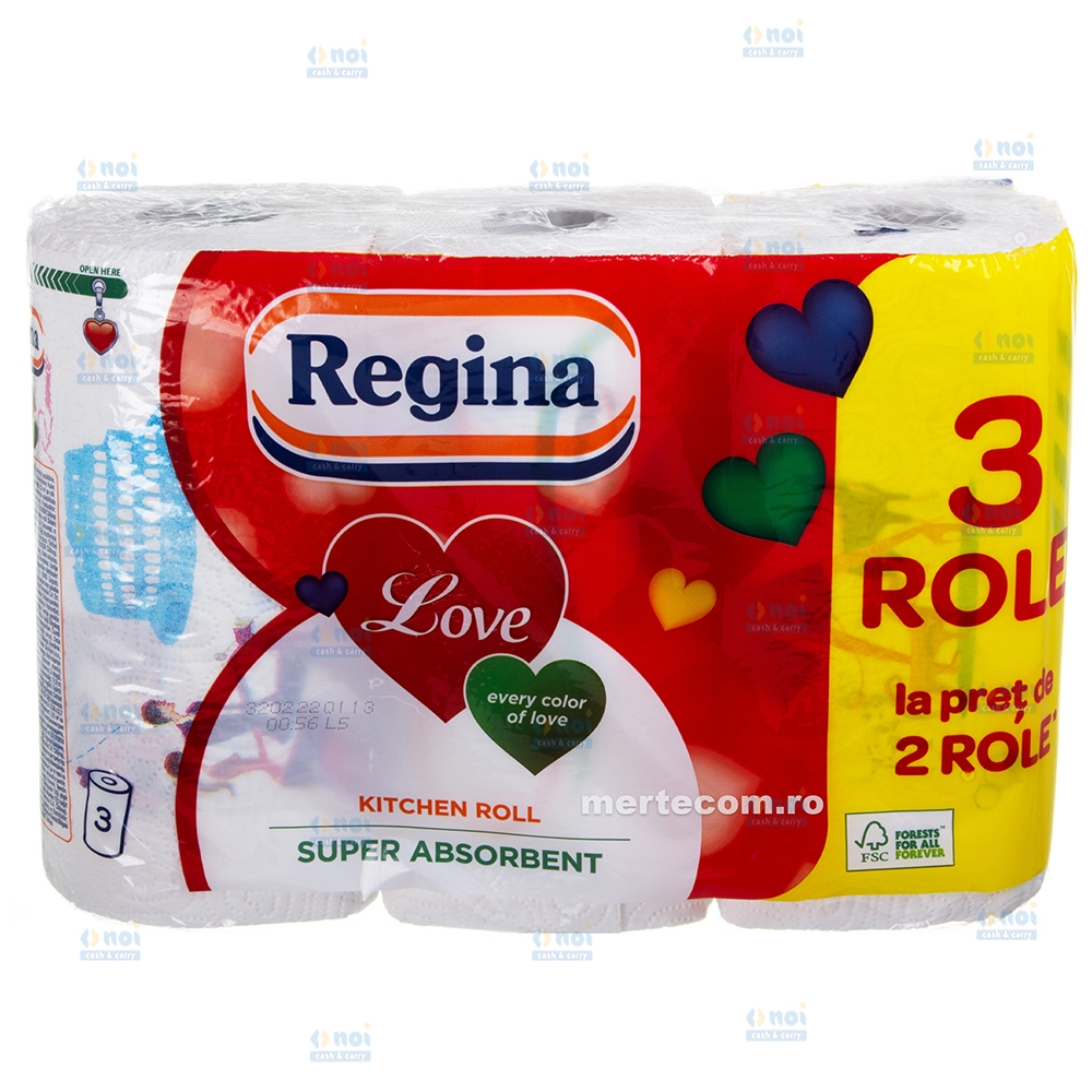 REGINA LOVE PROSOP HARTIE SUPER ABSORBANT 3STR 3ROLE