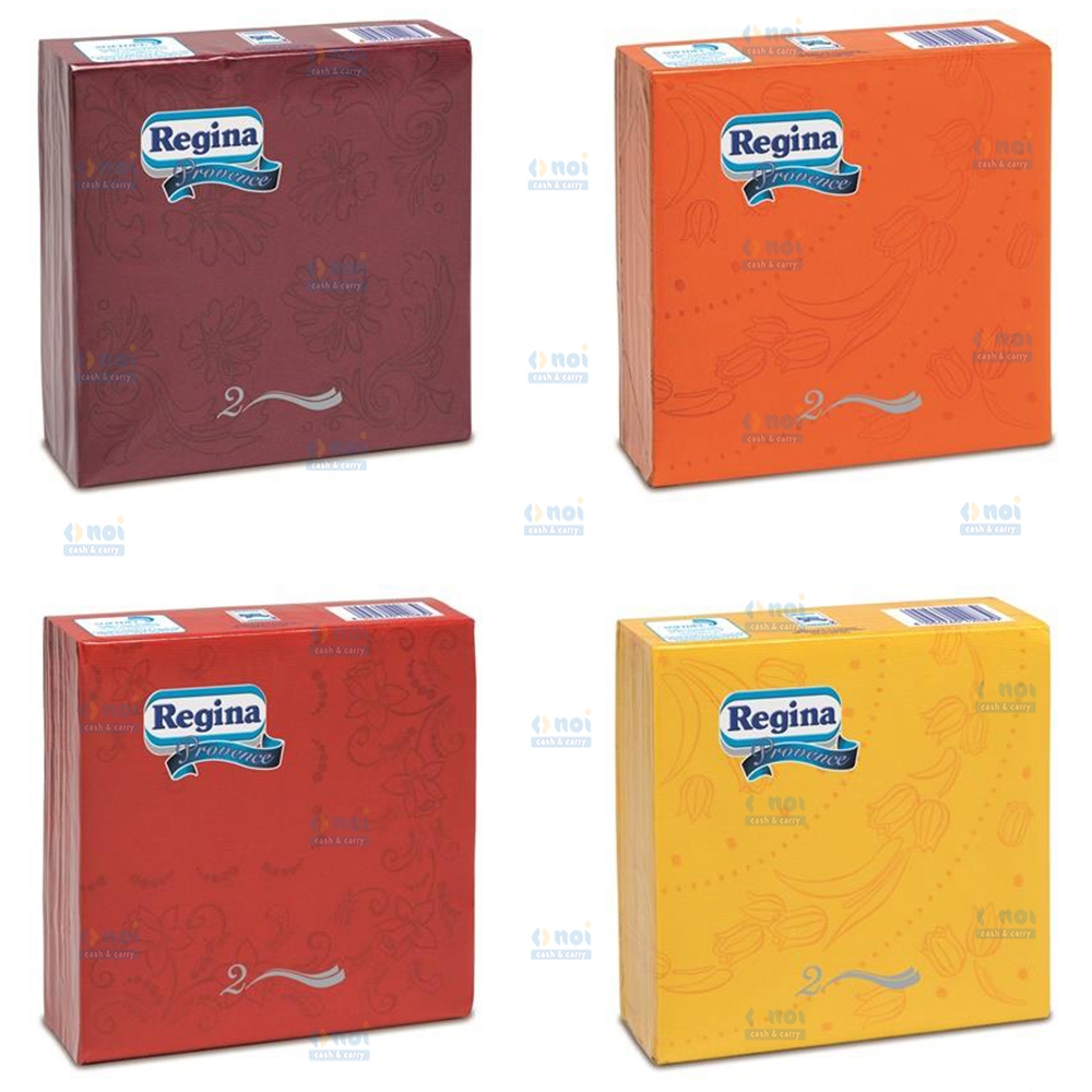 REGINA PROVENCE SERVETELE MASA RED 38X38CM 2STR 44BUC