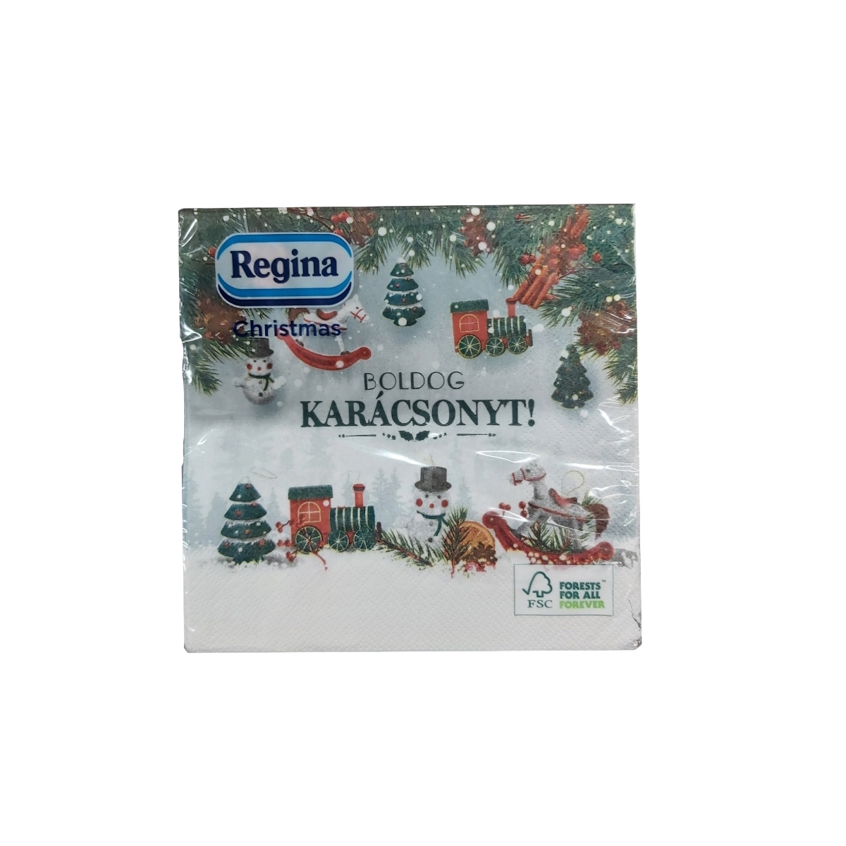 REGINA SERVETELE DE MASA DECOR CRACIUN 3STR 33X33CM 15BUC