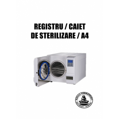 Registru/caiet sterilizare, format A4