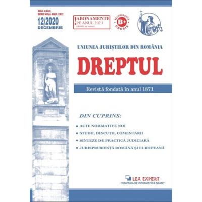 Revista Dreptul nr. 12/2020