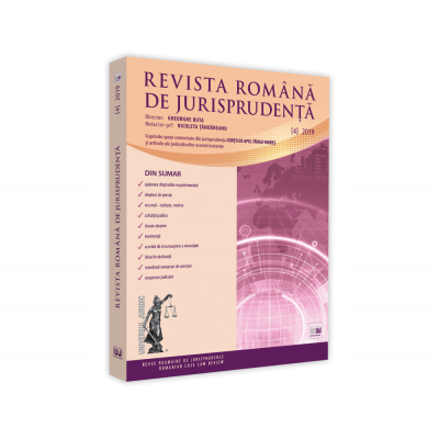 Revista romana de jurisprudenta nr. 4/2019